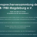 Gruppensprecherversammlung 2023
