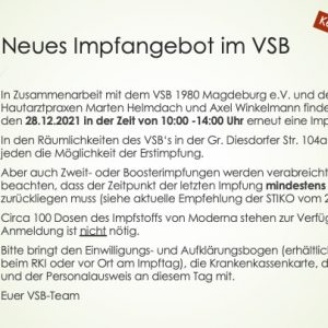 Impfangebot 28.12.2021