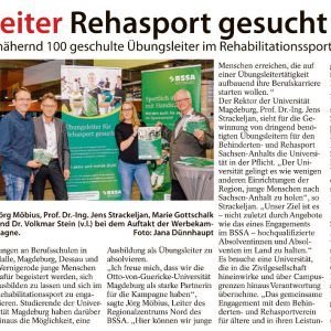 19.10.2019 ElbeKurier ÜL RehaSport gesucht